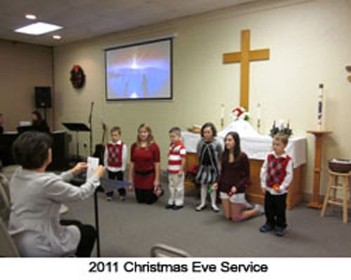 Christmas Eve Service at Hope On The Beach Church in Santa Rosa Beach, FL.