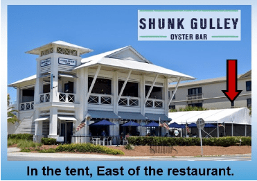 Shunk Gulley Restaurant near Hope On The Beach Church in Santa Rosa Beach, FL.