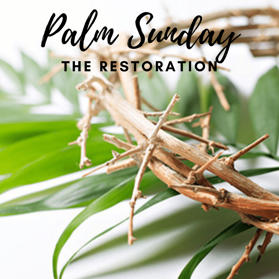 Palm Sunday: Restoration